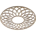 thumbnail image 2 of Ekena Millwork 22"OD x 7 1/2"ID x 1/4"T Cannes Wood Fretwork Pierced Ceiling Medallion, Hickory, 2 of 3