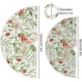 thumbnail image 3 of FMSHPON Colorful Flowers Xmas Christmas Tree Skirt Stand Mat for Holiday Party Decoration Indoor Outdoor 48 inches, 3 of 6