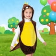 thumbnail image 2 of FINALGANG Boys Girls Kids Dinosaur Dress Up Set Sleeveless Hooded Romper With Shoe Covers For Party Performance Wear Soft Outfit, 2 of 5