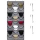 thumbnail image 1 of Muyoka Organizador de sombreros Bolsas de almacenamiento 24 bolsillos transparentes con puerta y ganchos de pared 600D Oxford Gorra de béisbol Organizador Estante Almacenamiento duradero de sombreros Muyoka Hogar, 1 of 7