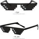 thumbnail image 3 of [3 Pairs] Sunglasses, Unisex 8-Bit Glass Pixel Mosaic Props Unisex Sunglasses - Black, 3 of 5