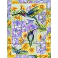thumbnail image 1 of Tile Mural Kitchen Backsplash - Daisy Duo-DF - by Denise Freeman, 1 of 1