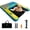 Blue/Yellow, variant on Inflatable Dog Pool Ramp, Floating Dog Boat Ramp for Lake & Dock, 4ft x 3.3ft, Supports 200lbs, Blue/Yellow
