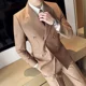 thumbnail image 4 of Conjunto de traje de 2 piezas de corte entallado para hombre, alta calidad, tendencias 2024, trajes y blazers completos para hombre, ropa de lujo para primavera y otoño, 4 of 5