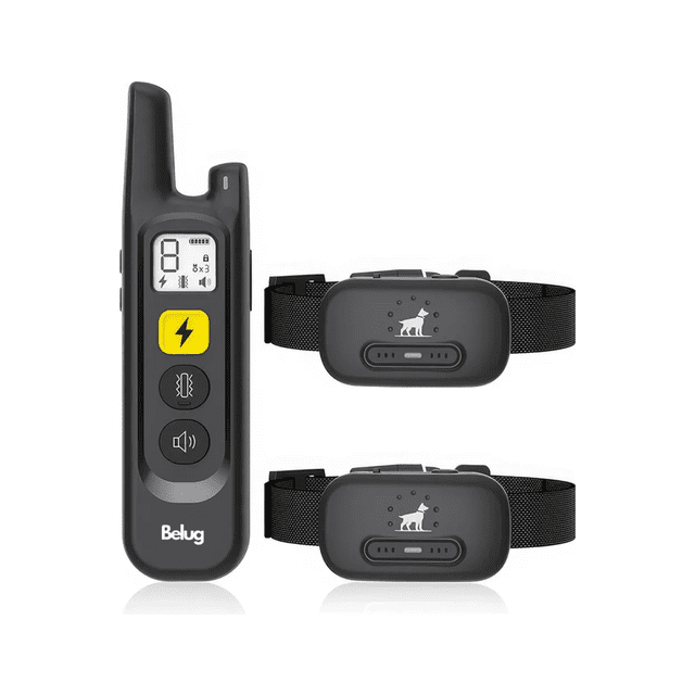 Collar Entrenador Eléctrico Para Perro Adiestramiento Canino Belug Negro