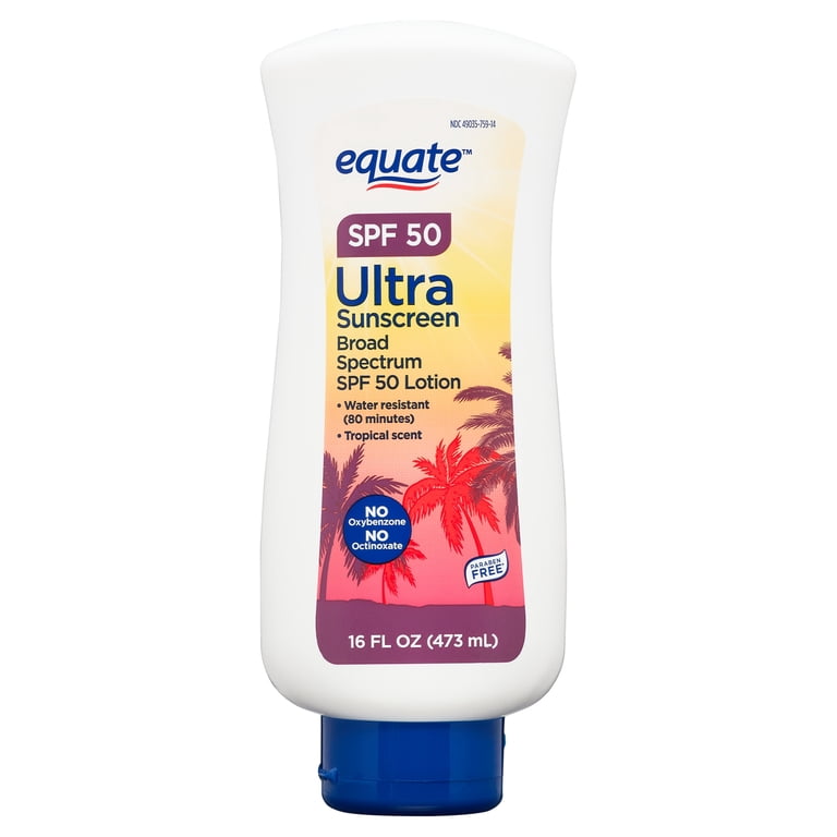 Equate Ultra Broad Spectrum Sunscreen Lotion SPF 50, 4-Pack photo 2