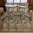 thumbnail image 6 of VISI-ONE Realtree APX Camo King 3 Piece Comforter Set – All-Season Lightweight Rustic Farmhouse Decor Bed Set, Ideal Fit for Hunters, Nature & Outdoor Lovers, Mancaves, Cabins, Lodges & Modern Spaces, 6 of 7