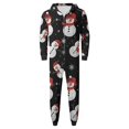 thumbnail image 6 of Odeerbi Christmas Onesie Pajamas for Family Holiday Sleep Jumpsuit Long Sleeve Family Christmas Pajamas Matching Sets Dad Printed Loungewear Jumpsuit Sleepwear Xmas PJs Set Red, 6 of 6