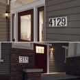 thumbnail image 5 of 7 Inch LED House Numbers, ABS-Polymer, Warm 2700K Backlit, Large Lighted Address Numbers for Home, Weather-Resistant Modern House Sign for Improved Visibility at Night (Black, Number 8), 5 of 5