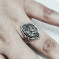 thumbnail image 2 of Natural Herkimer Diamond Ring, Rough Herkimer Diamond Ring, Birthstone, Bohemian Ring, 925 Sterling Silver, Womens Ring, Christmas, Thanksgiving, Handmade, Statement Jewelry, Rough Gemstone Jewelry, 2 of 5