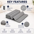 thumbnail image 5 of Continental Sleep, Heavy Duty Couch Support Board, 24" x 48" Extra Thick Wood Base to Fix Sagging Seats, Reinforced Under Cushion Panel for Sofas, Chairs & Loveseats, Furniture Seat Saver, 5 of 10