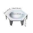 thumbnail image 2 of Brasero Foyer à Bois Robuste Compact pour Jardin Camping Arrière-Cour Carré, 2 of 3
