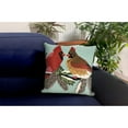 thumbnail image 3 of Liora Manne Frontporch Cardinals Indoor Outdoor Decorative Pillow Sky, 3 of 6