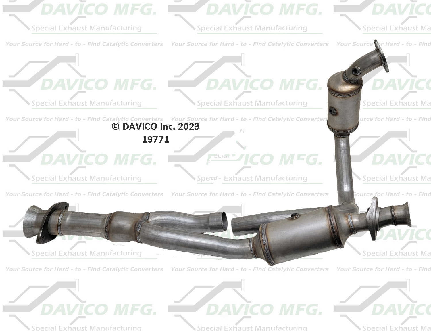 Davico Mfg 19771 Direct-Fit Catalytic Converter