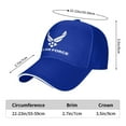 thumbnail image 3 of Us Air Force Logo Unisex Sandwich Cap Classic Baseball Capunisex Adjustable Casquette Dad Hat, 3 of 5