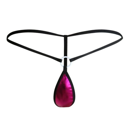 

ZHUASHUM Women Low Waist Panties Solid Color Thong