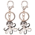 thumbnail image 2 of Key Ring,2PCS Fashion Octopus Shaped Rhinestones Keychain Keychain Modern Innovation, 2 of 14