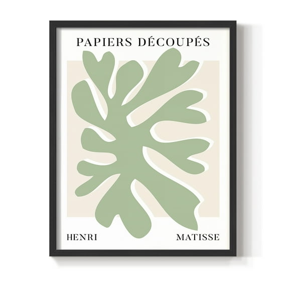 Matisse CV Framed Print in Black Solid Wood 8 x 10 Framed Print