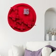 thumbnail image 4 of Decoración de Año Nuevo chino, papel cortado con caracteres Fu chinos rojos para ventana, pared y puerta. mariposa redonda, 4 of 8