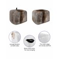 thumbnail image 2 of Brown Toaster Cover 2 Slice, Retro Oil Painting Modern Abstract Art Aesthetics Dustproof Bread Machine Oven Cover with Storage Pockets, Fits Most Kitchen Toasters Protector, 2 of 5