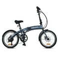 thumbnail image 7 of 20" Electric Folding Adult Bike 250W 6.6AH Dual Disc Brakes 6 Speeds 16MPH Adult Daily Commute Ebike, 7 of 7