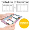 thumbnail image 4 of Yayeee Rocker Switch Wall Plate 1-Gang 4.6"x2.9" Home Decorative Outlet Cover, Boat Seaside, 4 of 6