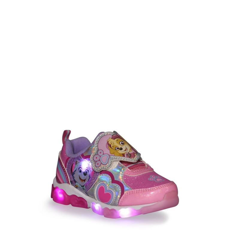 Paw patrol light up girls shoes clearance