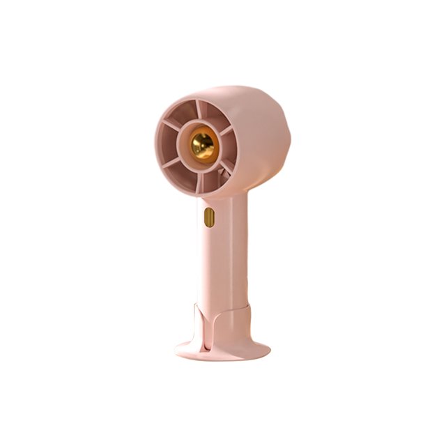 Advancent Mini Ventilador portátil USB Recargable Viento grande Ventiladores de refrigeración sin aspas Bolsillo 3 modos Ventilador ajustable Electrodomésticos Rosa