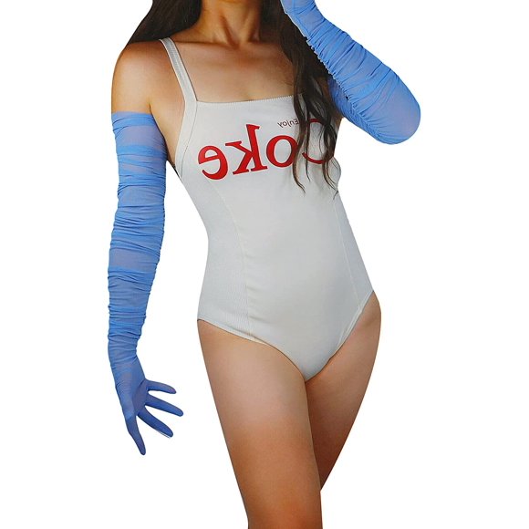 AmPm Gants Super Longs pour Femmes Noir Extensible Dentelle Semi-Transparents Froncés TECH Écran Tactile Opera Soirée Gants pour Doigts