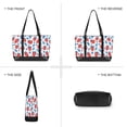 thumbnail image 6 of FORMRS Canvas Laptop Tote Bag for Women with 15.6" Computer Compartments Shoulder Handbag, Playful Strawberries, 6 of 7