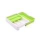 thumbnail image 1 of Bandeja extensible para cubiertos, organizador de cajones, barra de Hotel, cubiertos ajustables, vajilla, compartimento para palillos, divisor de Almacenamiento y organización del hogar Verde claro Wosthever HA066651-03B, 1 of 6
