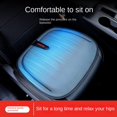 thumbnail image 2 of 1 cojín de coche con ventilación de malla transpirable, cojín de asiento rojo para las cuatro estaciones, universal, para camión, aumento de altura, gel, suave para verano, 2 of 5