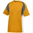 thumbnail image 2 of Augusta Sportswear XS Youth Quasar Jersey Gold/Graphite/White 1516, 2 of 2