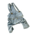 thumbnail image 3 of Traje de vestuario de fiesta de mezclilla para perros trajes de vestuario de gatos M, 3 of 8