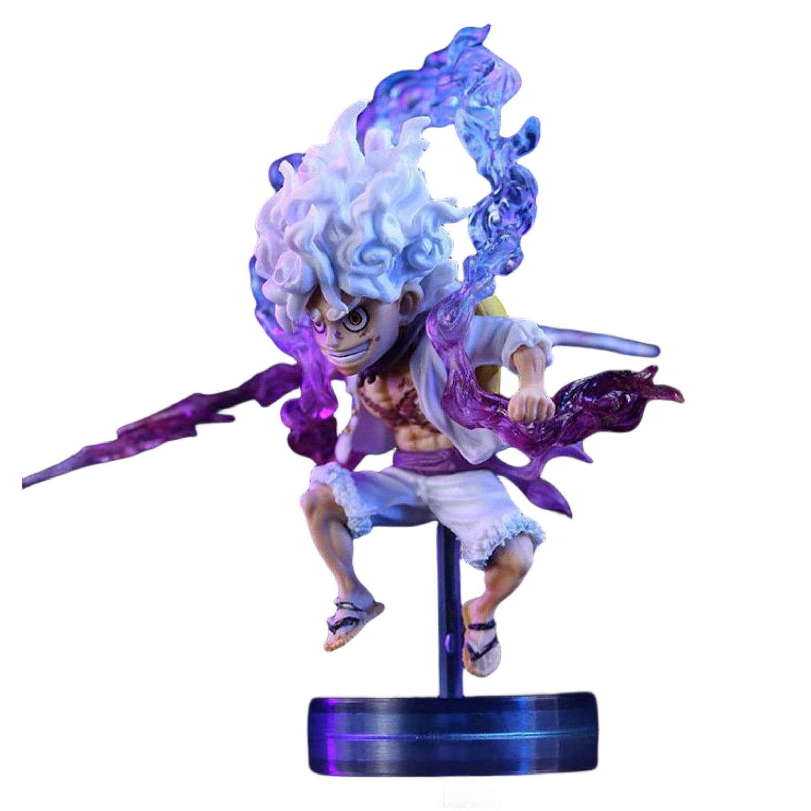 Njube Anime Figure YZ Nica Luffy PVC Action Toys Otaku Favorite Static Statue Game Decoration Gift 10CM