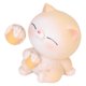thumbnail image 5 of Adorno de gatito de escritorio lindo regalo Ideal inofensivo resina sintética realista exquisita figura de gato pequeño para el hogar para pastel de cumpleaños, 5 of 8