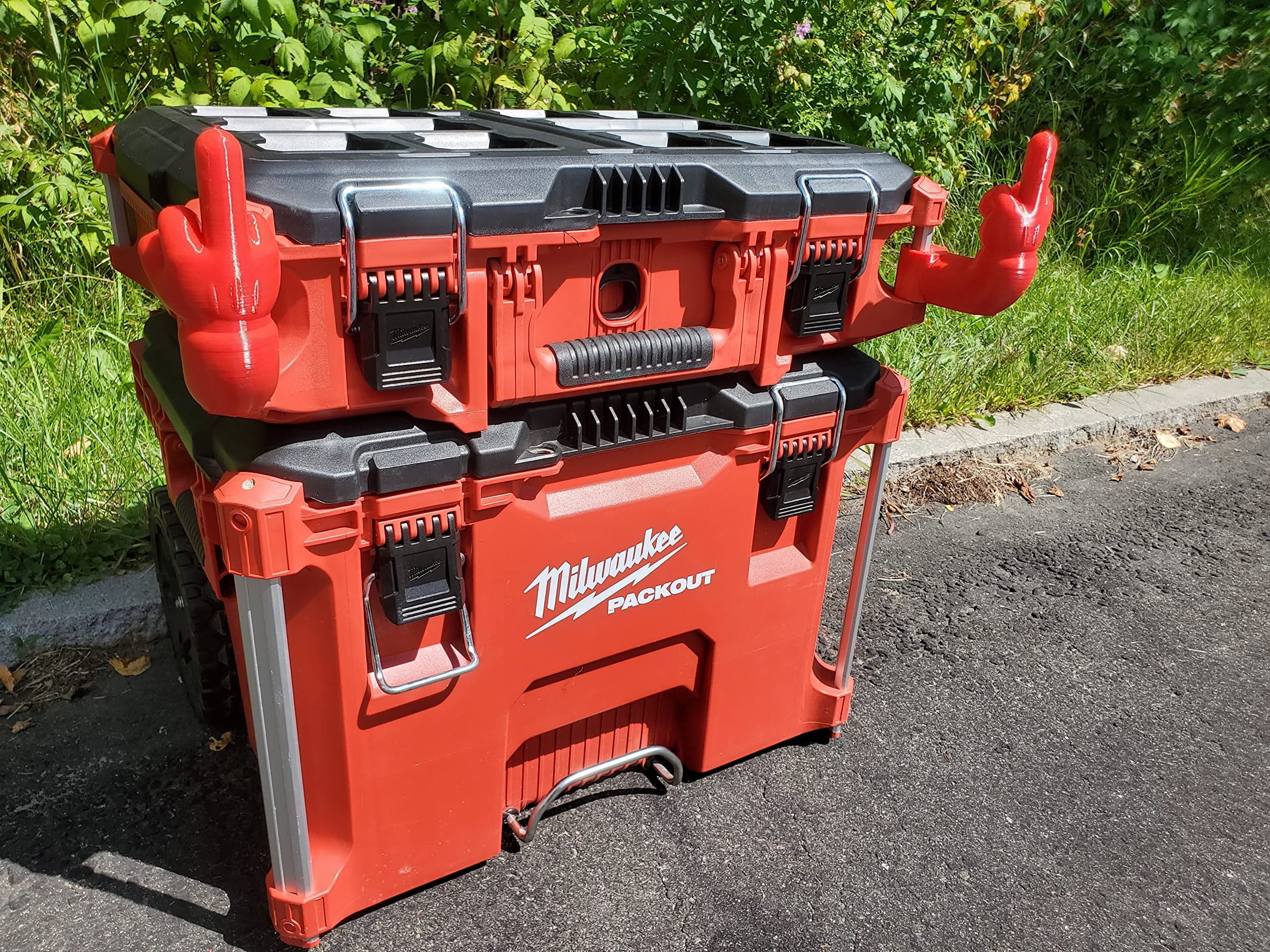 accessory for milwaukee packout tool box (hand support) (Hand)
