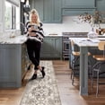 thumbnail image 2 of Alfombra YOUFORTONG 61 x 305 cm, antideslizante, suave, para cocina, color beige, 2 of 6