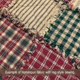 thumbnail image 6 of 40 Rustic Christmas Plaid Homespun 5 inch Charm Pack Quilt Squares by JCS, 6 of 9