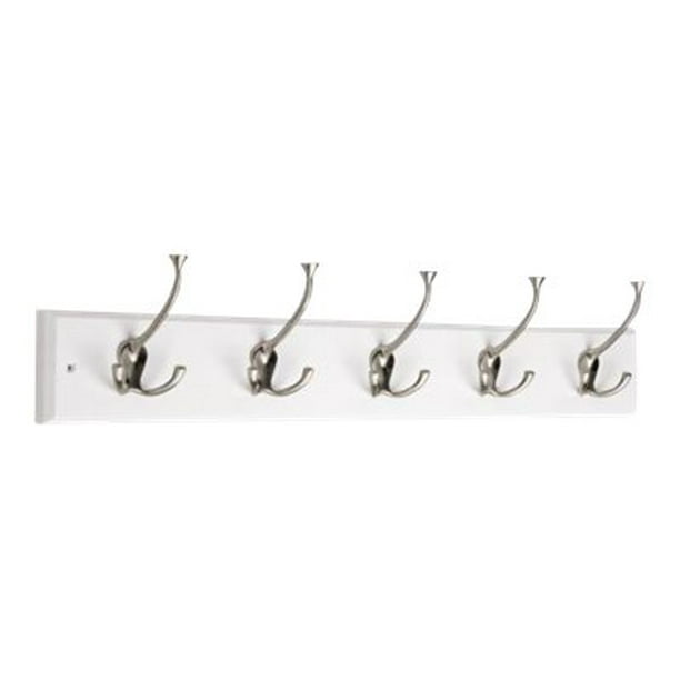 Liberty Hardware Coat rack 10 hooks MDF white