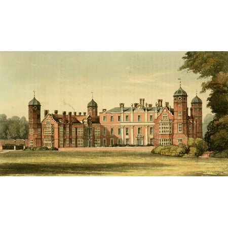 Cobham Hall - Repository of Arts 1817 Cobham Hall Canvas Art - Thomas H Shepherd (24 x 36)