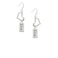 thumbnail image 2 of Delight Jewelry Silvertone Live Open Heart French Earrings, 2 of 4