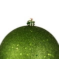 thumbnail image 2 of Vickerman 4" Juniper Green Sequin Ball Ornament, 6 per Bag, 2 of 3