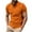 Orange, variant on Men's and Big Men's Button Shirt with Short Sleeves, Sizes S-3XL