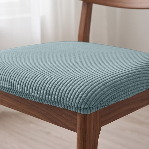 Stretch Dining Chair Seat Covers Elastic Scratch Resistant Dustproof Chair Cushion Slipcover for Kitchen Dining Room Restaurant Seat Protector
