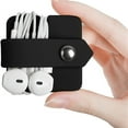 thumbnail image 4 of 1~8PCS Portable Silicone Cable Organizer Wired earphone Wire Storage Hub Clip Organizer Keep Cables Neat And -free Highly Style D 3pcs, 4 of 6