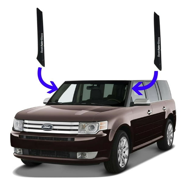 20092018 Ford Flex WindshieldOuter Pillar Passenger & Driver Side Trim Molding With Clips