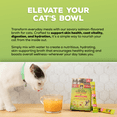 thumbnail image 2 of Brutus Bone Broth Cat Food Topper – Salmon-Flavored, Fortified with Omega 3, 6 & 9 from Marine Microalgae Oil for Skin & Coat, Savory Cat Broth for Mealtime Hydration 5-Pack Powder Sticks Makes 40 oz, 2 of 8