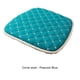 thumbnail image 3 of Toystoory Cojín de asiento de 2 bolsas para la nalga para máxima comodidad engrosado y bloqueo de temperatura y la correa es fuerte y fija Decoración del hogar Círculo Azul Pavo Real, 3 of 6