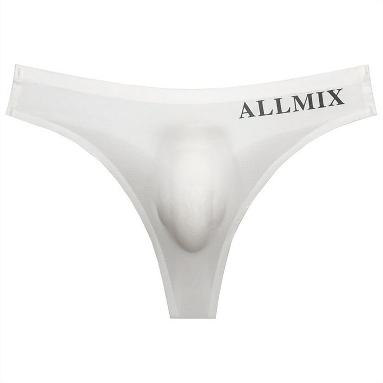UNDERWEAR G-STRING THONG Letter Ultra Thin Underpants Low Rise